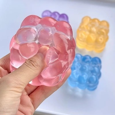 Blue Maltose Squishy Toys Anti Stress Sensory Fidgets Toy Soft Simulated