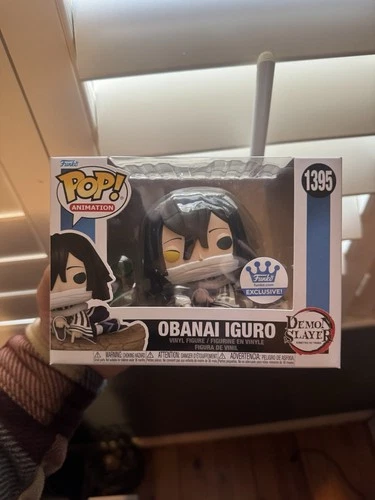 🔥Funko Pop! Demon Slayer: Obanai Iguro #1395 Rare Funko Shop Exc. W/Protector🔥