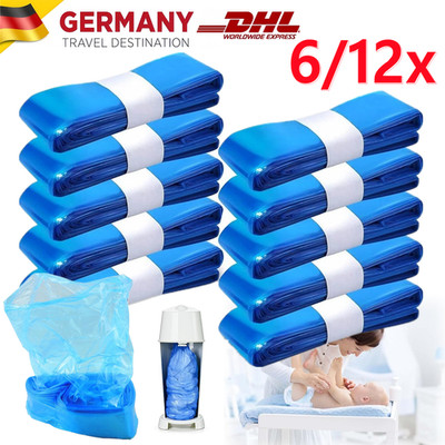12 Pack Nachfüllbeutel Kompatibel mit Angelcare Tommee Tippee Nachfüllkassetten