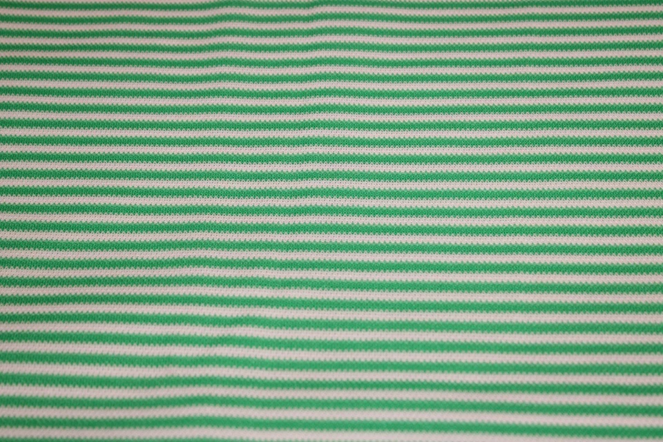 Tela tejida texturizada a rayas verde blanco 1 yarda 64 de ancho vintage Foto 2 de 4