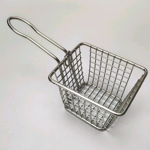 Super Cute Small Scale Fry Basket Miniature Steel