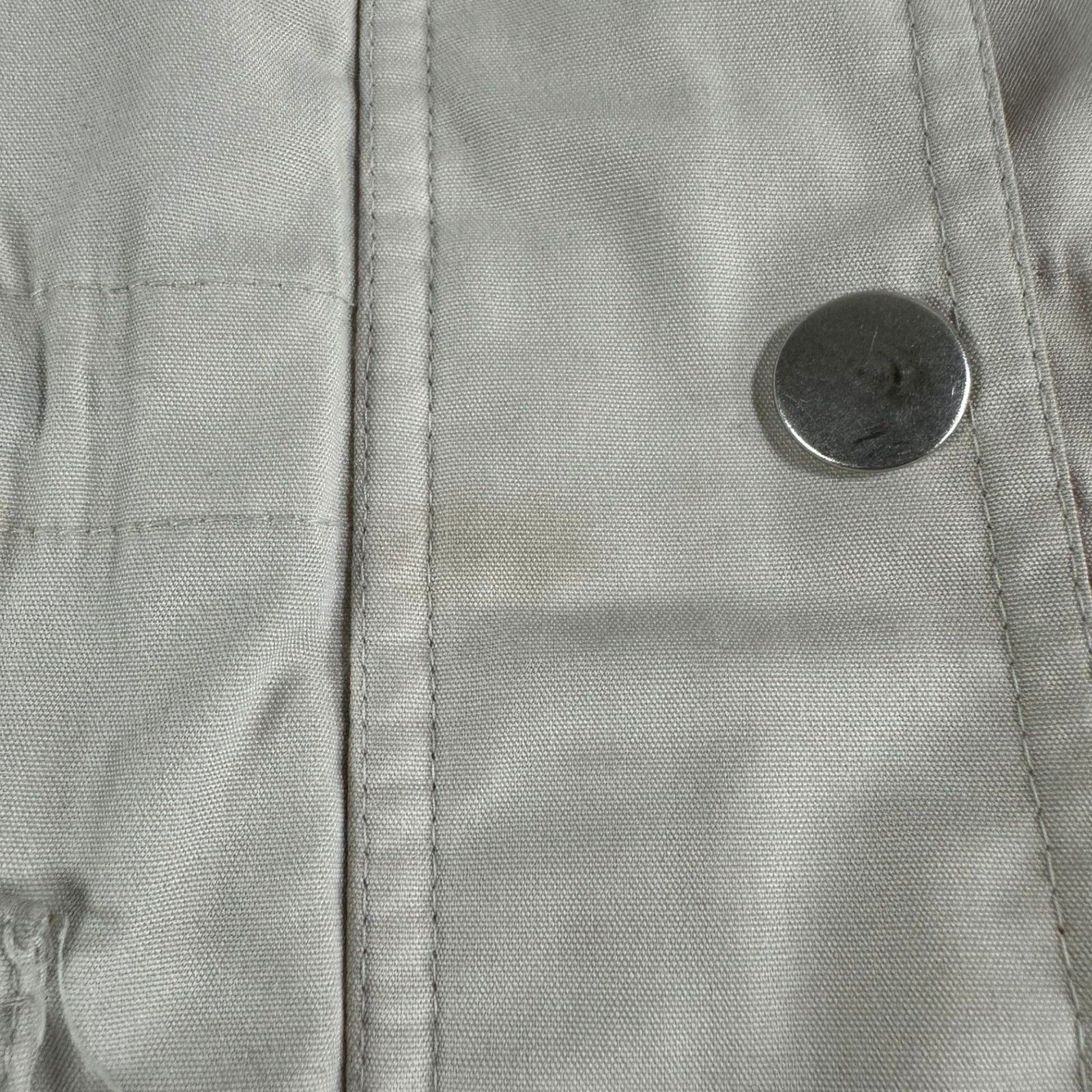 Towne by London Fog Jacket Mens M Blue Tan Barn Chore Outdoor Coat