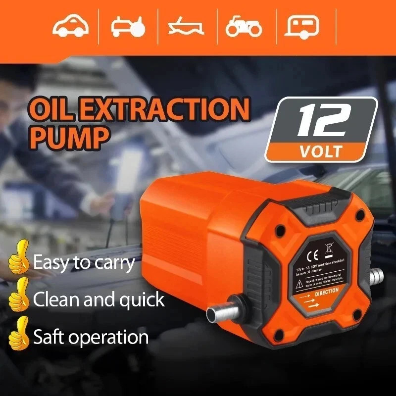 Pompe 12v transfert diesel portable pour ravitailler au garage