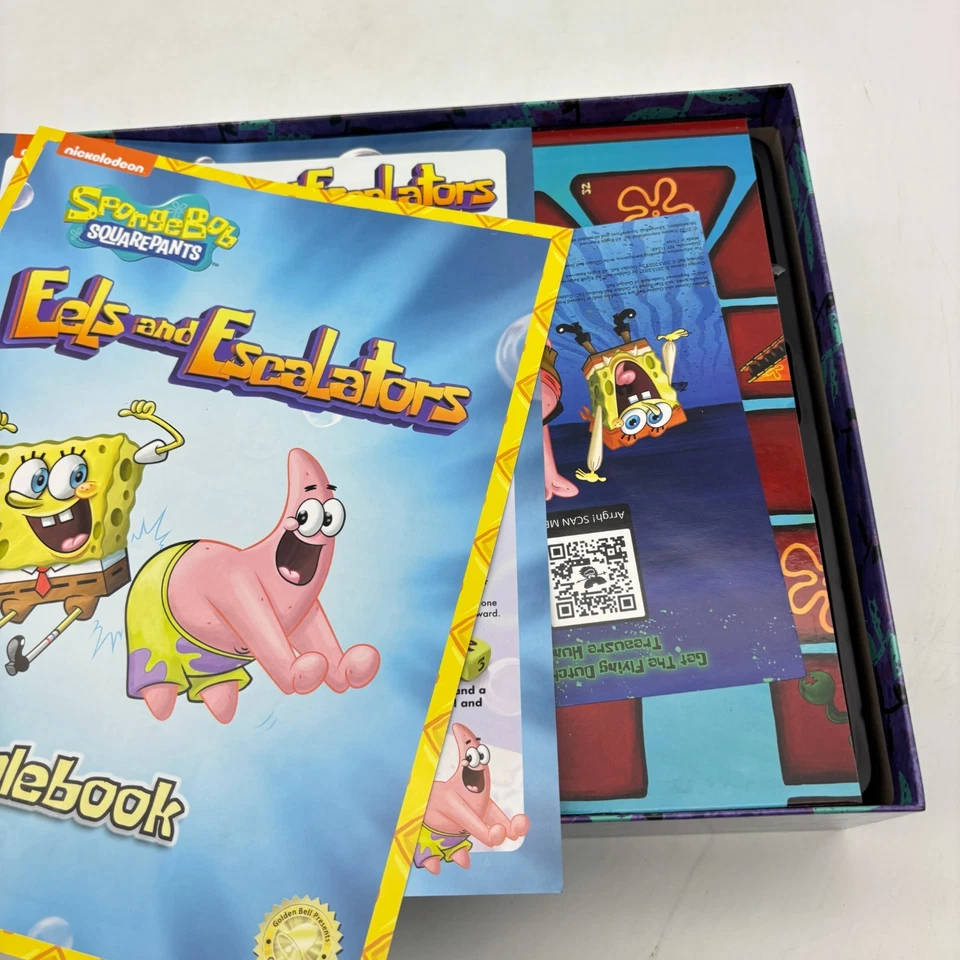 Eels and Escalators Board Game COMPLETE Golden Games 2023 Spongebob Squarepants - Bild 4 von 4