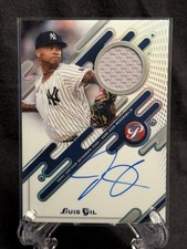 2025 Topps Pristine - Pristine Pieces Autograph Relics Luis Gil Yankees 