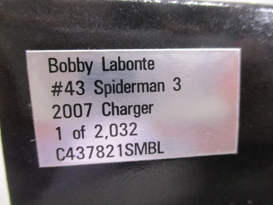 2007 Action Bobby Labonte #43 Spiderman 3 1/24 - Image 3 of 3