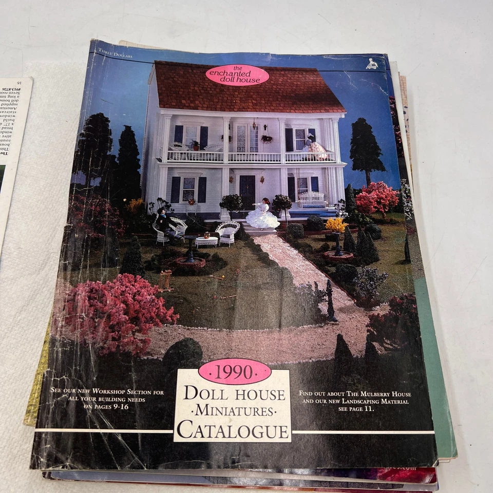 Vintage Dollhouse Miniature Magazine Lot Plus Catalogs Nutshell News - Image 4 of 4