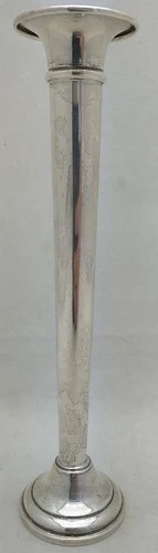 7" Sterling Trumpet Vase 607 Reed & Barton Vintage Silver Weighted Reinforced