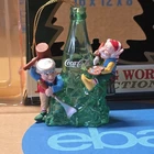 1992 Coca Cola Bottling Works Ice Sculpting Ornament Vintage Christmas Coke