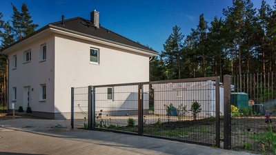 Doppelstabmatten Gartenzaun Mit Montage Und Transport Ebay