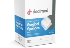 Dealmed Sterile Gauze Pads 12-Ply 4’’ x 4’’  - 25 Pouches of 2 Pads Each