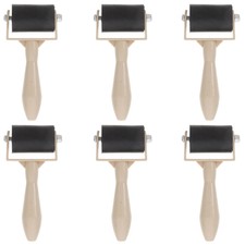 6Pcs Printing Ink Roller Tool Primary School for Printmaking Crafting Supply