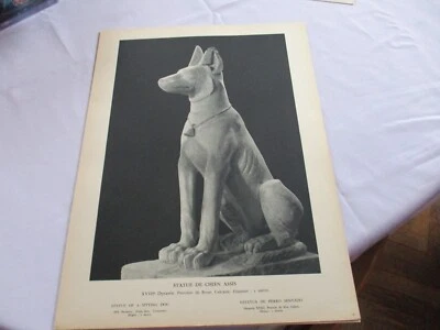 REPRODUCTION SCULPTURE EGYPTIENNE DU LOUVRE ed SNEP. VINTAGE - Photo 1/3