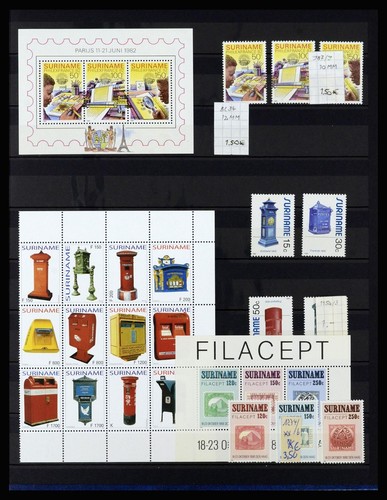 NETHERLANDS-COLONIES-SURINAME-SELECTION-COVERS-FDC-SS SHEETS-SETS-M-MNH-U-F-VF