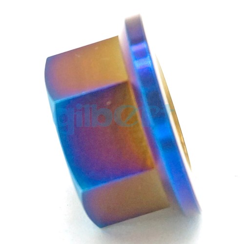 M8/M10/M12/M14/M16/M18 GR5 Titanium Flange Hex Nut For Motorcycle Centre Shaft - Picture 10 of 37