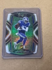 2020 Panini Select Club Level White Prizm Die-Cut Quintez Cephus #300 RC B-5