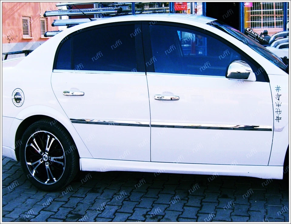 Chrome Side Door Streamer 4 door 4pcs S.STEEL For VAUXHALL OPEL VECTRA C 2002-UP - Image 4 of 4