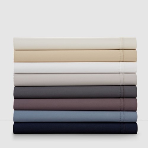 Oake Solid Sheet Set, Twin, Beige