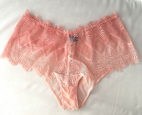 NWT Cosabella Allure Hotpant Boyshort LARGE Fiore Ombre Lace Low Rise Hipster