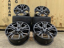 NEW 19" XT4 CONCAVE BLACK M ALLOY WHEELS + TYRES BMW 7 6 5 SERIES