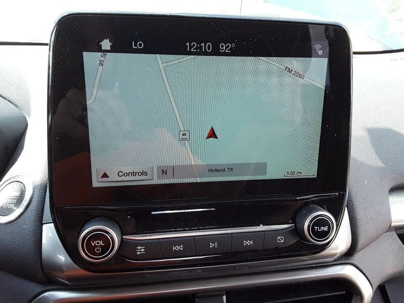 Receptor de equipamento de rádio áudio tela display Ford Ecosport 2018-2019 8,0" fabricante de equipamento original - Imagem 3 de 4