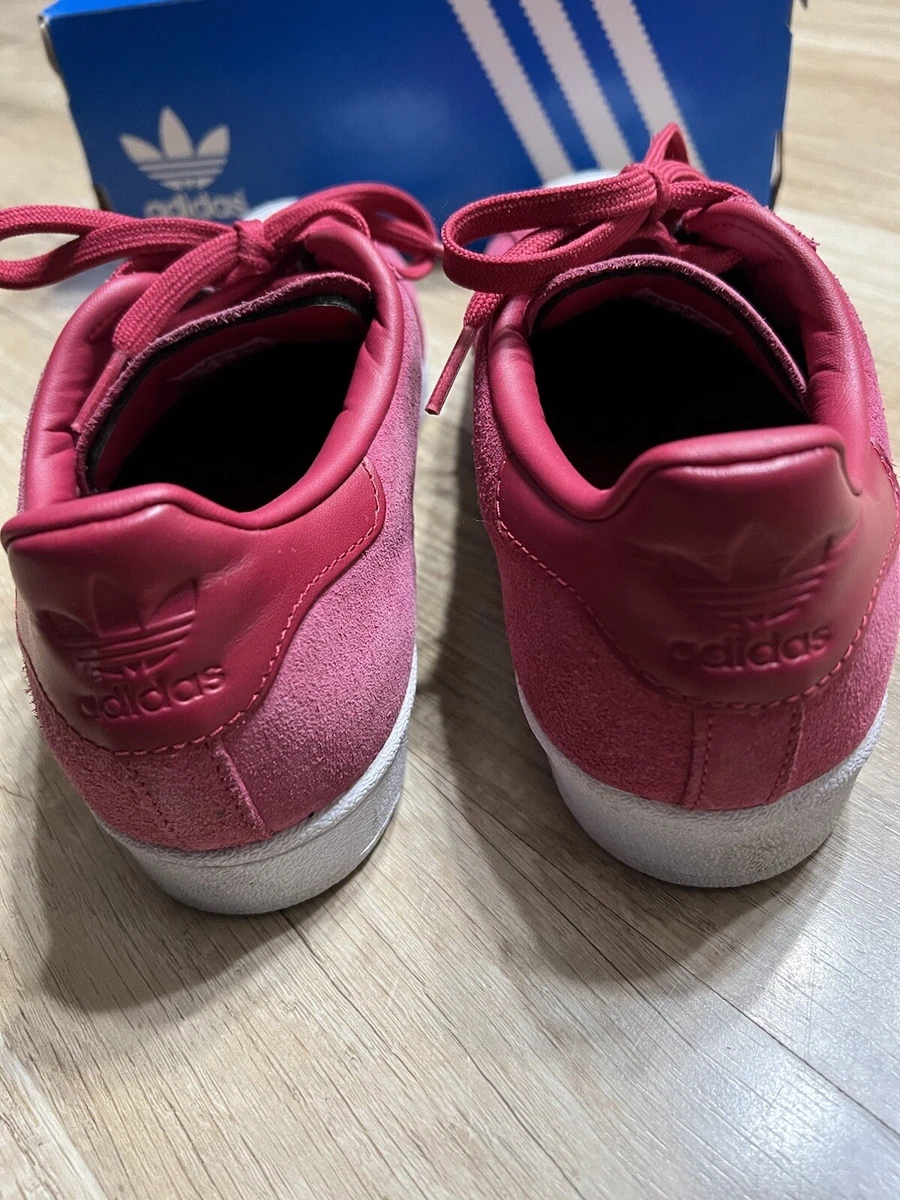 Adidas Superstar Pink Casual Shoes S76156 Womens 7.5 3 Stripes