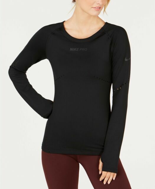 nike pro running top