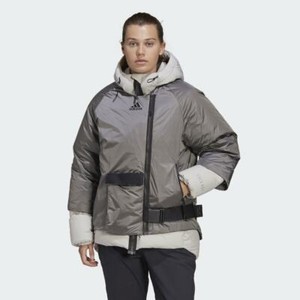 grey adidas puffer jacket