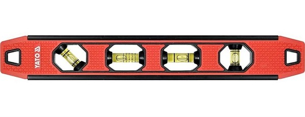 Wasserwaage Torpedo Mini 300Mm Magnet Richtwaage Magnetisch 4 Libellen GerüStbau-image