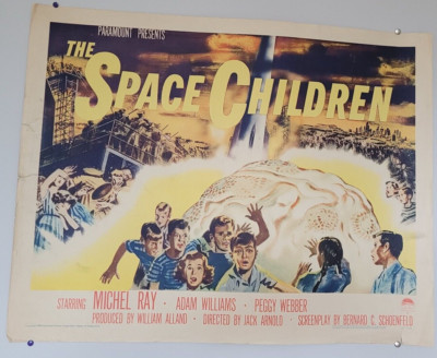 The Space Children 1958 Original Rolled 22x28 Poster Michel Ray, Adam Williams