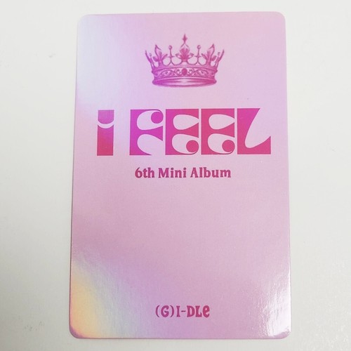 (G)I-DLE G-IDLE Yuqi Hologram Photocard 6th Mini Album 'I Feel' - Picture 2 of 2