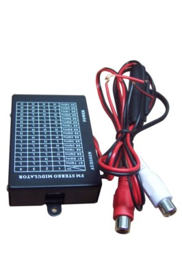 FM transmitter with 16 selectable frequencies FM16 FM-16 stereo audio Modulator