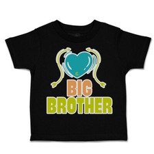 Toddler T-Shirt Big Brother Heart Arrow Cotton Boy Girl Clothes Funny Tee