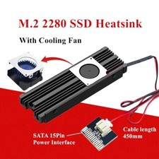 Aluminum M.2 Solid State Hard Disk Heatsink Radiator Cooler for M2 2280 NGFF SSD