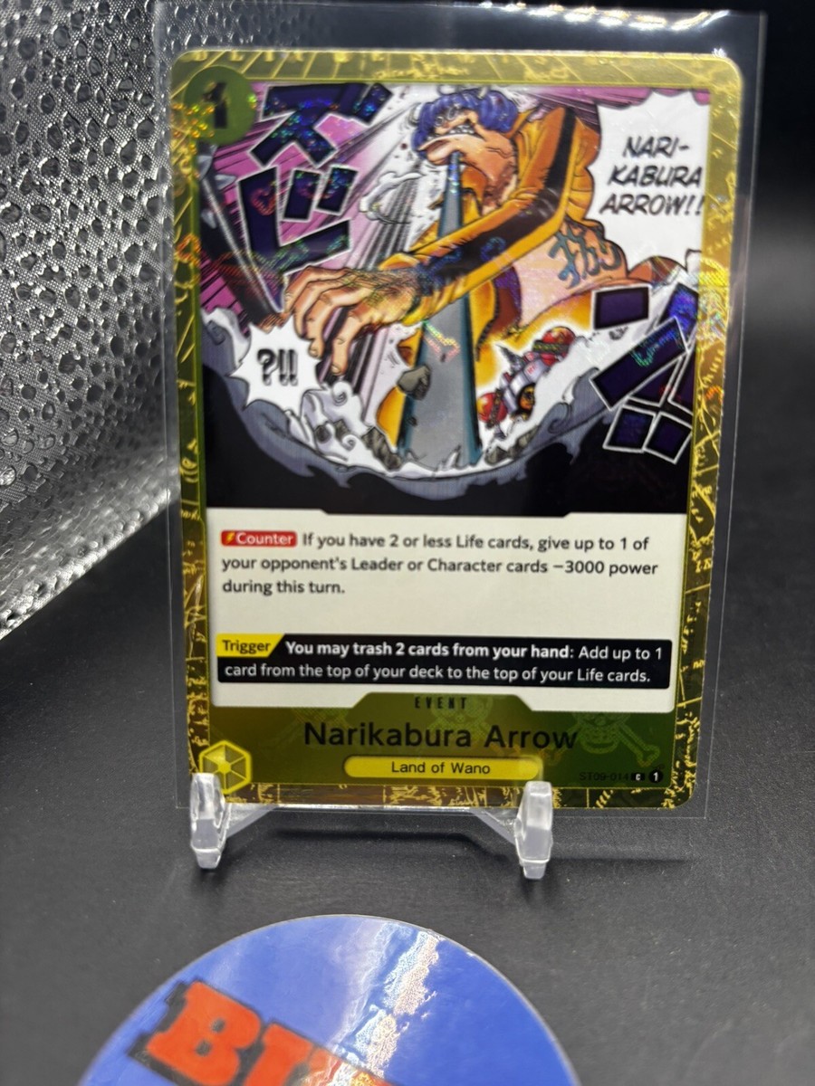 One Piece TCG Narikabura Arrow ST09-014 Holo JOLLY ROGER | eBay One Piece TCG Narikabura Arrow ST09-014 Holo JOLLY ROGER | eBay