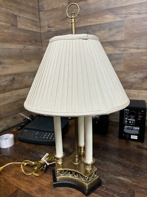 Frederick Cooper 25  Brass Table Lamp VERY NICE LOOKING with shade