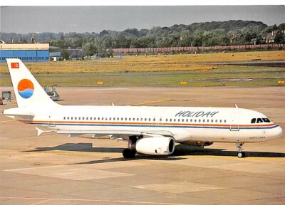 Airline postcards       Holiday Airbus A320-231 TC-GAB 