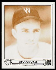 1983 TCMA 1942 Play Ball George Case 20 Washington Senators