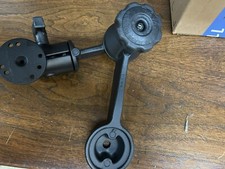 RAM Mount Double Swing Arm with 1.5" Ball Round Plate RAM-VB-110-1U