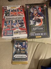 2020 Playbook Football Sealed Hanger + 2021 Rookies Stars Hanger + 2021 Prizm Pk