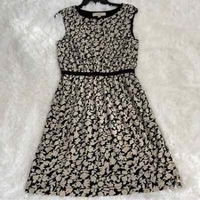 LOFT Dress Women’s Small Fully Lined Black and Tan
