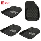 Full Car PU Leather Front Rear Floor Mat Carpet Waterproof Dustproof Skidproof