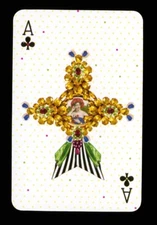Transformation playing card Christian Lacroix Ace of Clubs Q70b