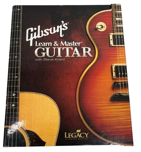 EUC Gibson's Learn & Master Guitar with Steve Krenz 20 DVD & 5 CD Set COMPLETE