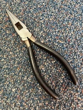 Vintage Utica 654-6 needle nose pliers, side cutter, USA, very good cond.