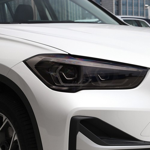 Car Headlight TPU Film Protector Sheet Sticker Pre-Cut Shape For BMW X1 F48 - Picture 4 of 8