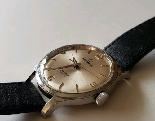 VINTAGE 1950s Rodania 17 jewels Incabloc Gents Orologio, in ottime  condizioni. | eBay