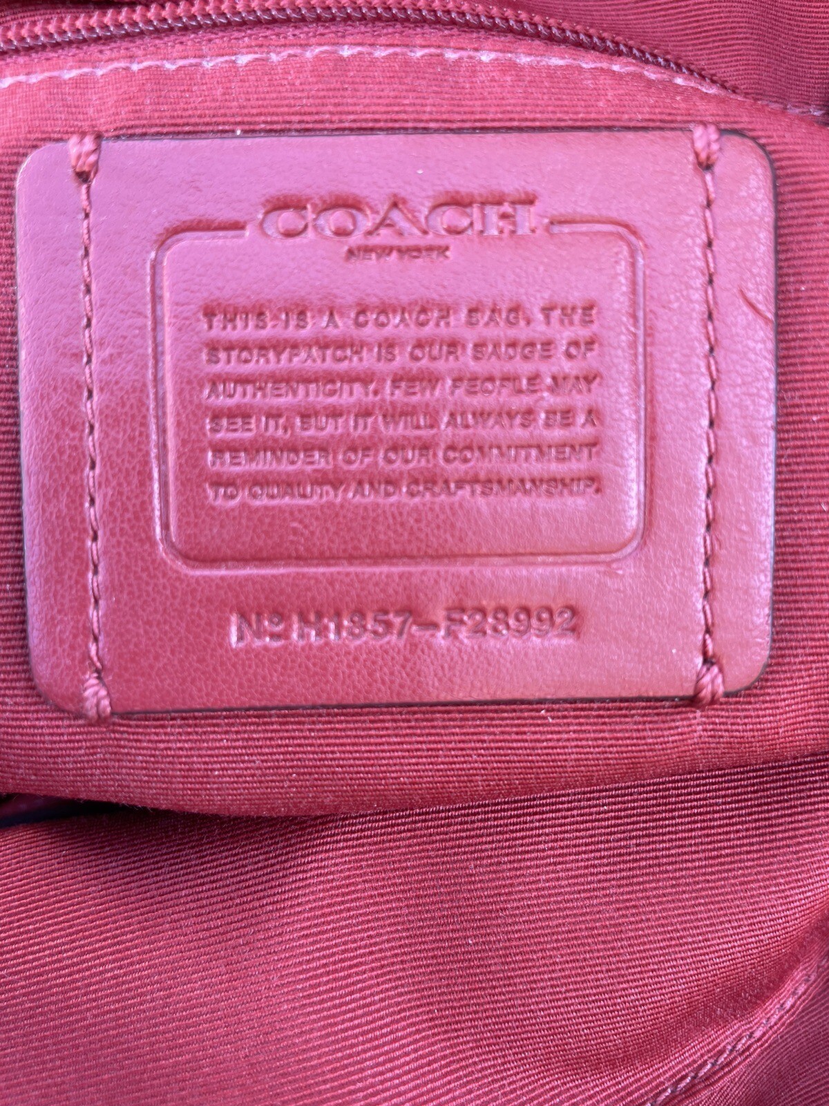 Coach Shoulder Bag Red eBay