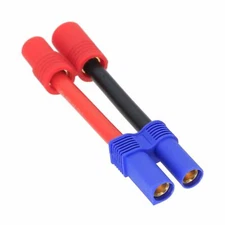 EC5 Female to HXT 6mm Male+/Female- cable 10AWG 5CM wire For RC Battery Toy FPV