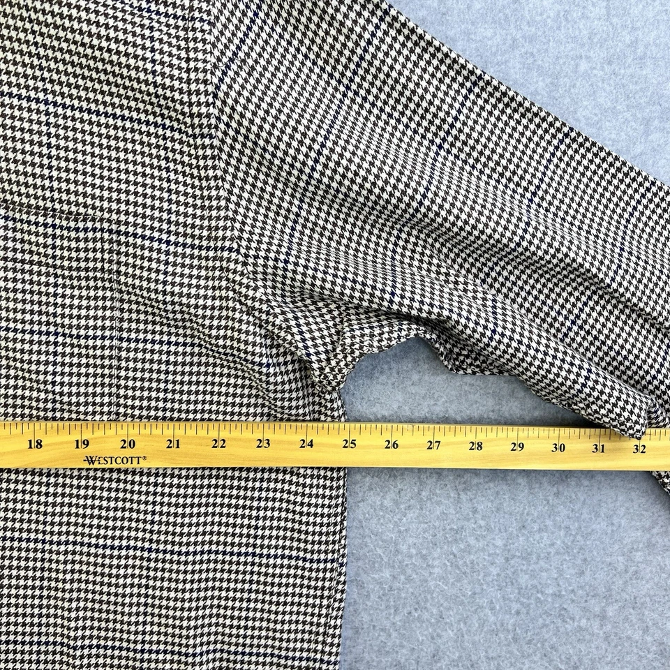 Bobby Jones Collection Dress Shirt Mens Large Houndstooth Long Sleeve Button Up - Image 2 of 4